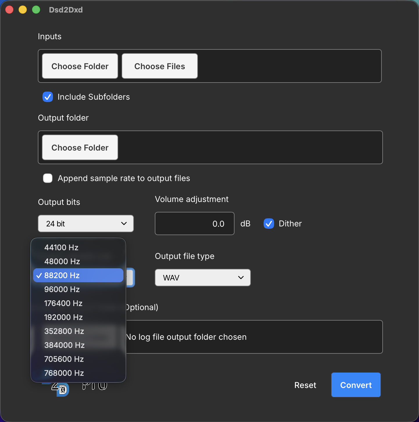 Dsd2Dxd on macOS